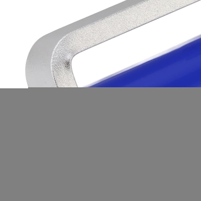 Blue Silicone Manual Roller, Static Cleaner Tool Tacky Roller Sticky for Screen Film Hair Dust Remover Viscosity with Aluminum Alloy Handle for Everywhere (45.7cm / 18in)
