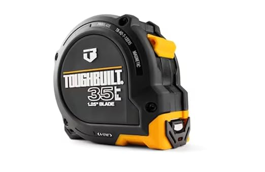 ToughBuilt - 35 Ft. ProBlade Tape Measure, Blade Control, TB-H2-T-12235 | 1.25 In. Double-Sided Blade, Magnetic Hook, 11 Ft. Standout, Blade Control, Professional Accuracy