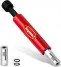Grease Fitting Cleaning Tool, Grease Zerk Cleaner for Trucks, Tractors, Heavy Equipment - Removes Old Dried Grease from Fittings, Pins, Shafts, Bushings (Red)