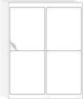 L LIKED 4" x 5" Printable 120 Labels White Matte Shipping Address Labels Stickers for Laser/Inkjet Printer (30 Sheets)