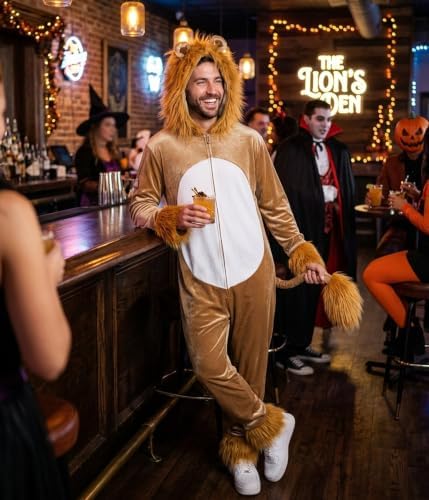Tipsy Elves Men's Animal Halloween Jumpsuit Costume for Adults