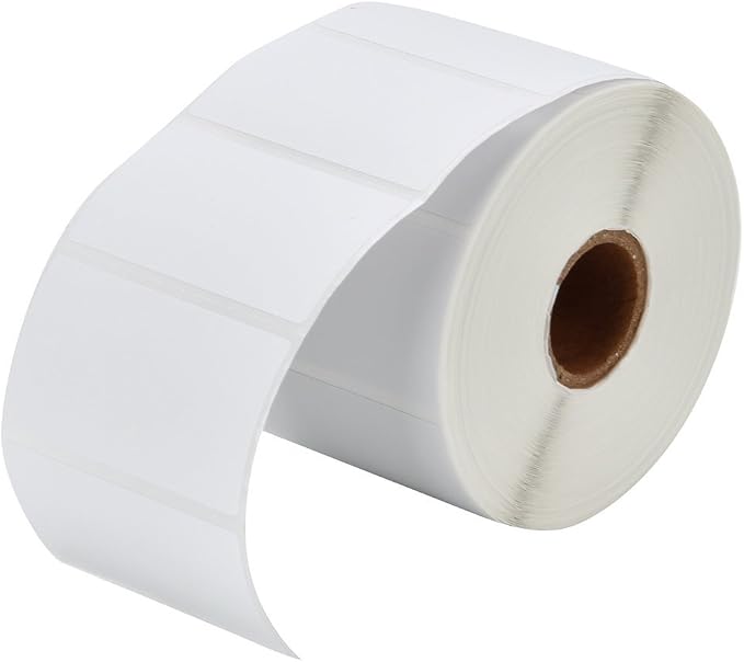 MFLABEL 36 Rolls of 1000 2-1/4 x 1-1/4 Inch Direct Thermal Perforated Shipping Labels,SKU Labels (36 Rolls)