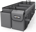 HOTOR Trunk Organizer - Foldable Car Organizer for SUVs & Sedans Storage