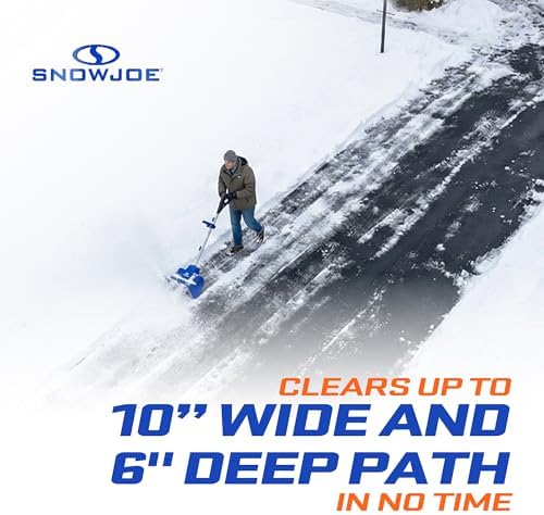 Snow Joe 24V-SS10 24-Volt 10-Inch 4-Ah Cordless Snow Shovel, Kit (w/4-Ah Battery + Quick Charger)