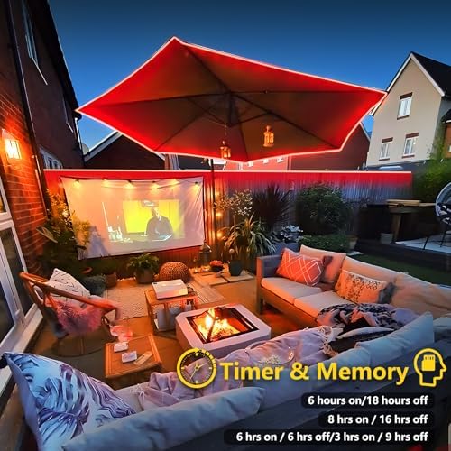KNONEW 1000 LED Rope Lights Outdoor 164FT Rope Light for Outside Waterproof