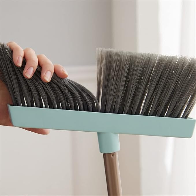 Dust Broom Set Magic Home Cleaning Pan Brush Garbage Scoop and Dustpan Floor Shovel Grabber Wiper Hair Silicone House Sweeper(E)
