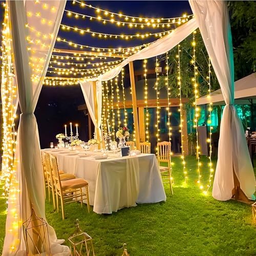 KNONEW 403ft 1000 LED Christmas Lights Outdoor String Light for Tree Decor