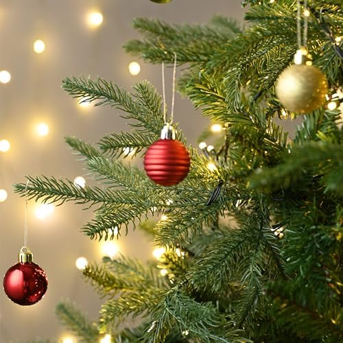 Valery Madelyn Small Christmas Tree Decorations Ball Ornaments 24ct 1.57"