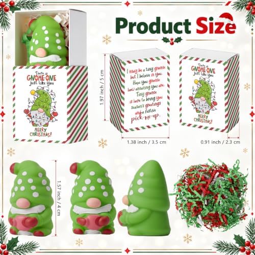 36 Sets Christmas Positive Gifts Gnome Party Favors with Boxes