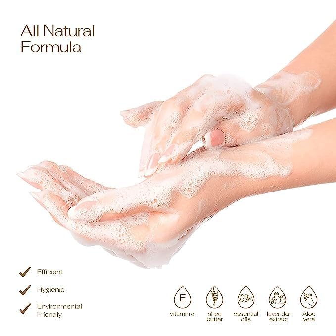 Foaming Hand Soap 20 Pack - Hand Soap with Aloe Vera and Essential Oils - Alcohol-Free Hand Wash in Citrus Blend, Lemon, Orange, Lime, Grapefruit, Black Cherry Fragrances & More, Scented Hand Wash