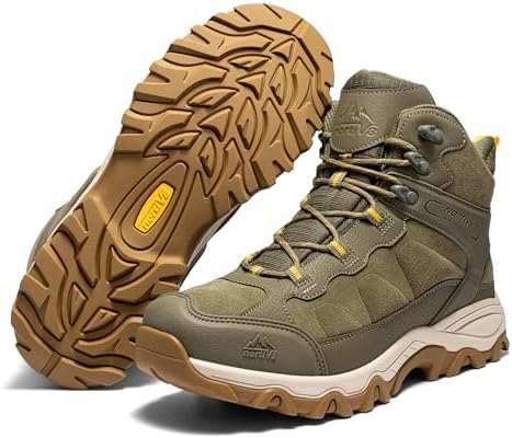 NORTIV 8 Men's Waterproof Lightweight Hiking Boots