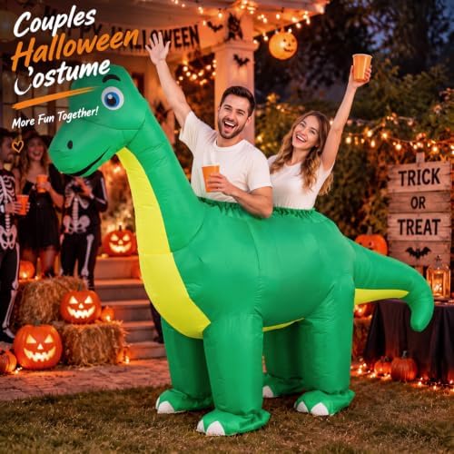 Dinosaur 2 Person Inflatable Dinosaur Costume Adult
