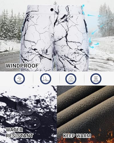 Outdoor Ventures Ski Pants Women Waterproof Insulated Snow Soft Shell