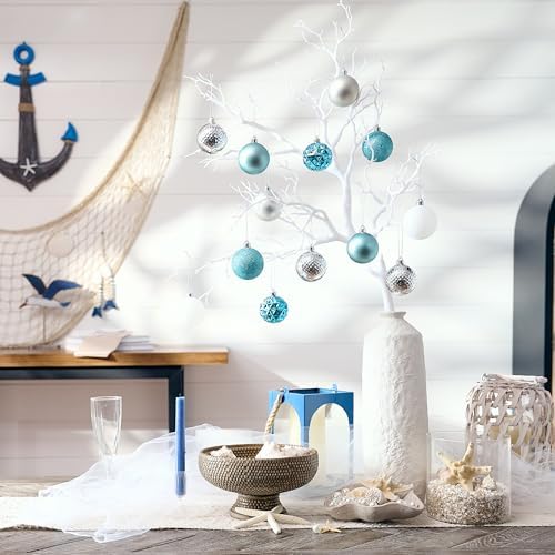 Valery Madelyn 50ct Christmas Tree Decorations Ball Ornaments 2.36 Inches