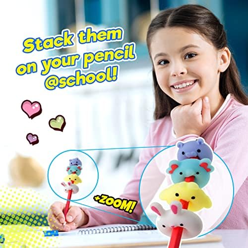 JA-RU Mini Mochi Squishy Animals (2 Pack) Cute Jiggly Donut 3352-2