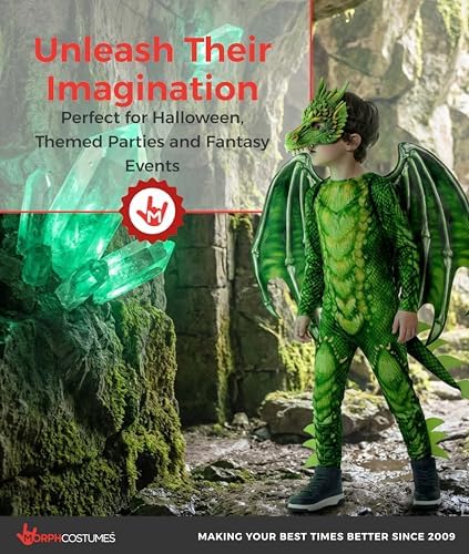 Morph Dragon Costume Kids, Dragon Wings, Halloween Costumes for Kids