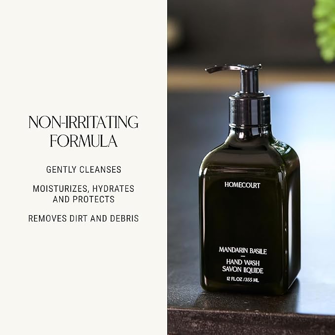 Homecourt by Courteney Cox Hand Wash, Neroli Leaf, 12 fl oz | Gently Cleanses & Hydrates, Removes Dirt & Debris Without Irritating Skin, Clean Formula