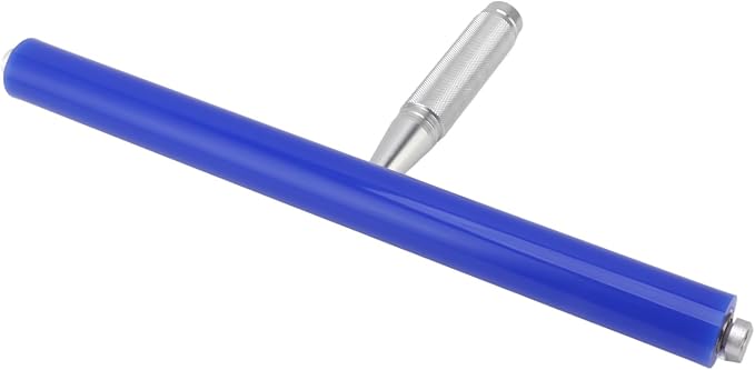 Dust Remover Roller, Silicone Manual Sticky Roller 28mm Low Viscosity 310D Washable Metal Handle for PCB LCD Screen Film Cleaning Workshop Kitchen Hair Lint Dust (16 Inch)