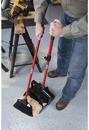 Libman 919 Lobby Broom and Dust Pan (Open Lid)