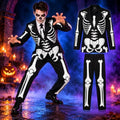 Get Trend Skeleton Halloween Costumes for Men and Women, Dress Up Outfit