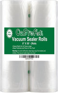 O2frepak 2Pack 8x50' Vacuum Sealer Seal a Meal Bags Rolls with BPA Free