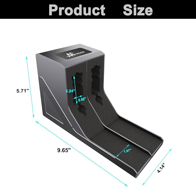Pistol Rack Handgun Holder, Foam Protective Pistol Gun Magazine Stand Storage, Gun Safe Organizer Accessories