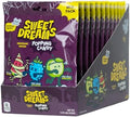 Sweet Dreams Popping Candy Ghost Lollipop, Sour Dip, 12 Bags, 36 Pouches