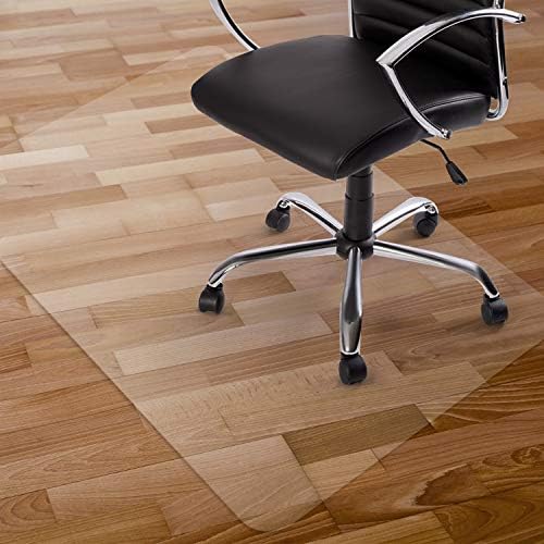 Kuyal Clear Chair Mat, Hard Floor Use, 48" X 59" Desk Chair Mat