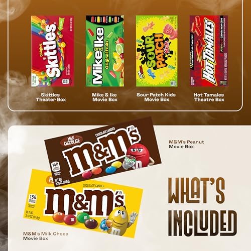 Halloween Movie Night Supplies - Candy Variety Pack For Kids and Adults