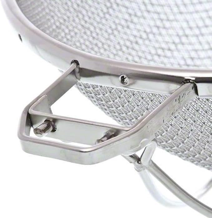 Soro Essentials- 12" Double Tinned Fine Mesh Strainer with Reinforced Bands Pan Hook Wooden Handle- Food Sieve Strainer Kitchen Mesh Strainer Utensil for Cooking Rice Quinoa Pasta Fruits Vegetable