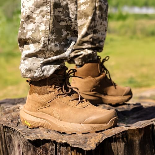 NORTIV 8 Men's Waterproof Military Tactical Work Boots