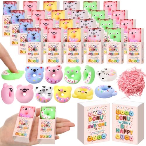 30 Sets Appreciation Gifts Donut Party Favors with Boxes