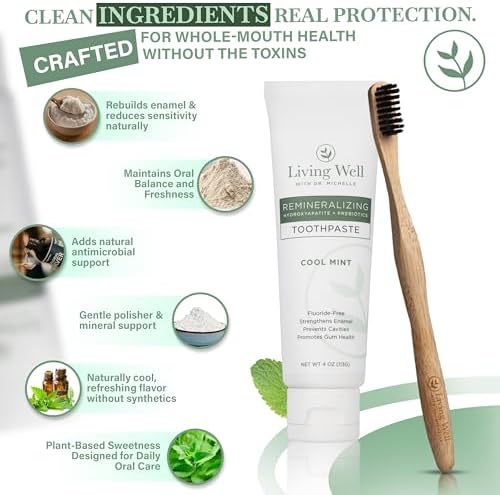 Remineralizing Oral Care Bundle, Mint Toothpaste + Mint Mouthwash
