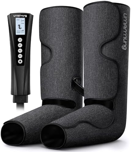 UMARMUNG Christmas Air Compression Leg Massager with Heat Gifts for Women, Men, Mom, Dad, Wife, Husband, Her, Him, Calf Foot Massage boots Gifts for Birthday, Mothers Day, Fathers Day, Valentine's Day