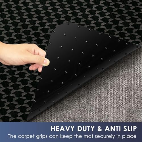 Vicwe Office Chair Mat for Carpet, 48"x40" Heavy Duty Chair Mat with Studs