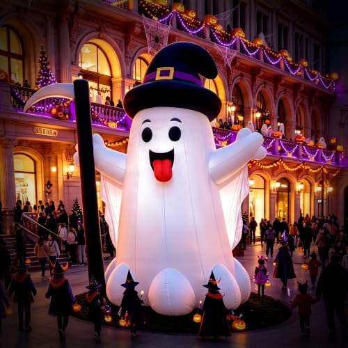 20ft Halloween Inflatable Decorations Ghost Outdoor, Yard Blow Up