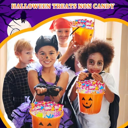 24-300 PCS Halloween Toys Gifts for Kids Toddlers-Mini Sticky Hands Prizes