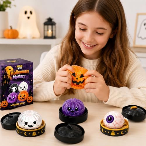 Halloween Dumpling Squishy Stress Relief Fidget Toys，#08-1pcs-3.35in