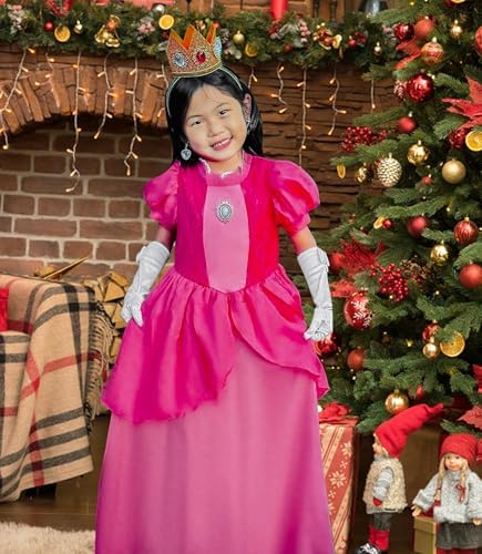 Princess Costume for Girls Halloween Birthday Party Outfit 4-12Y