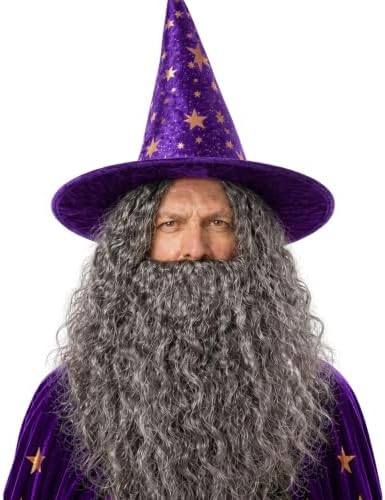 Wizard Costume Men, Halloween Costume Accessories Set, One Size Fits All