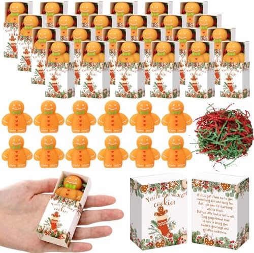 24 Sets Christmas Gingerbread Gifts Funny Appreciation Party Favors