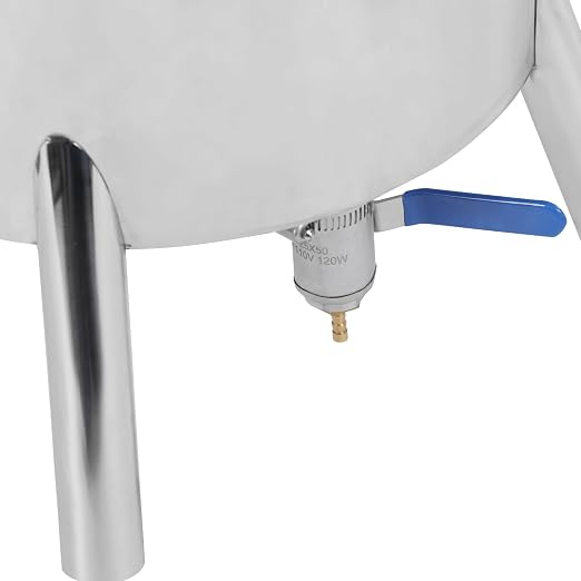 15L 4Gal Heating Mixing Filling Machine, Lipstick Filling Machine Stirring Tank, Stainless Steel Stirring Tank Cream Liquid Filler Machine for Lipstick, Shoe Polish