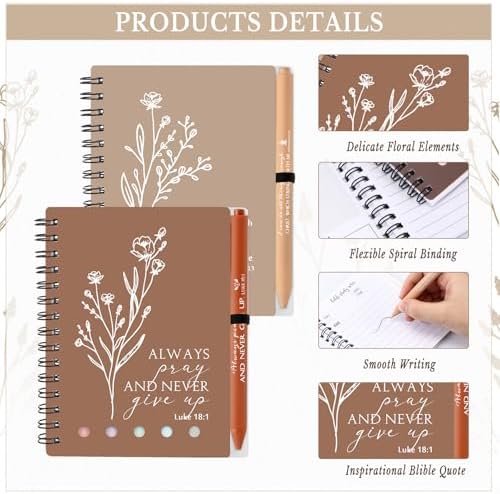 Resurhang Christian Gift Bulk for Women with Notes, Boho Color, 40 Pcs