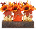 Mason Jar Fall Thanksgiving Table Decorations, Centerpieces for Tables