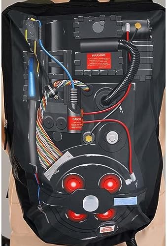 Deluxe Adult Ghostbusters Halloween Costume | Men's Ghostbusters Jumpsuit Uniform with Proton Pack & Classic Name Tags