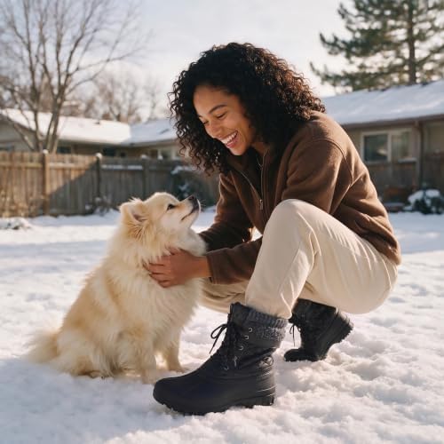 DREAM PAIRS Women's Winter Snow Boots - Classic Duck Boots