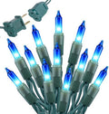 Brightown Blue Christmas Lights, 20FT 100 Count Incandescent Mini String Lights, Connectable Waterproof Fairy Light Christmas Decorations for Indoor Outdoor Xmas Tree Garland Garden Patio Party Decor