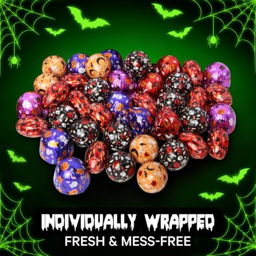 Halloween Chocolate Mix 10 lb Box, Assorted Foil Wrapped Milk Chocolate