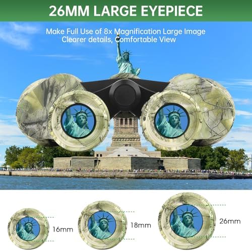 20x50 High Powered Binoculars for Adults, Waterproof Binoculars with Low Light Vision for Bird Watching Hunting Camping Travel Cruise Hiking Sports Stargazing, Unique Gifts for Men