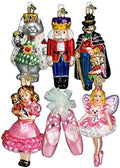 Old World Christmas Nutcracker Suite Keepsake Box Set Glass Blown Ornament for Christmas Tree, Handcrafted Holiday Decoration, Holiday Collection
